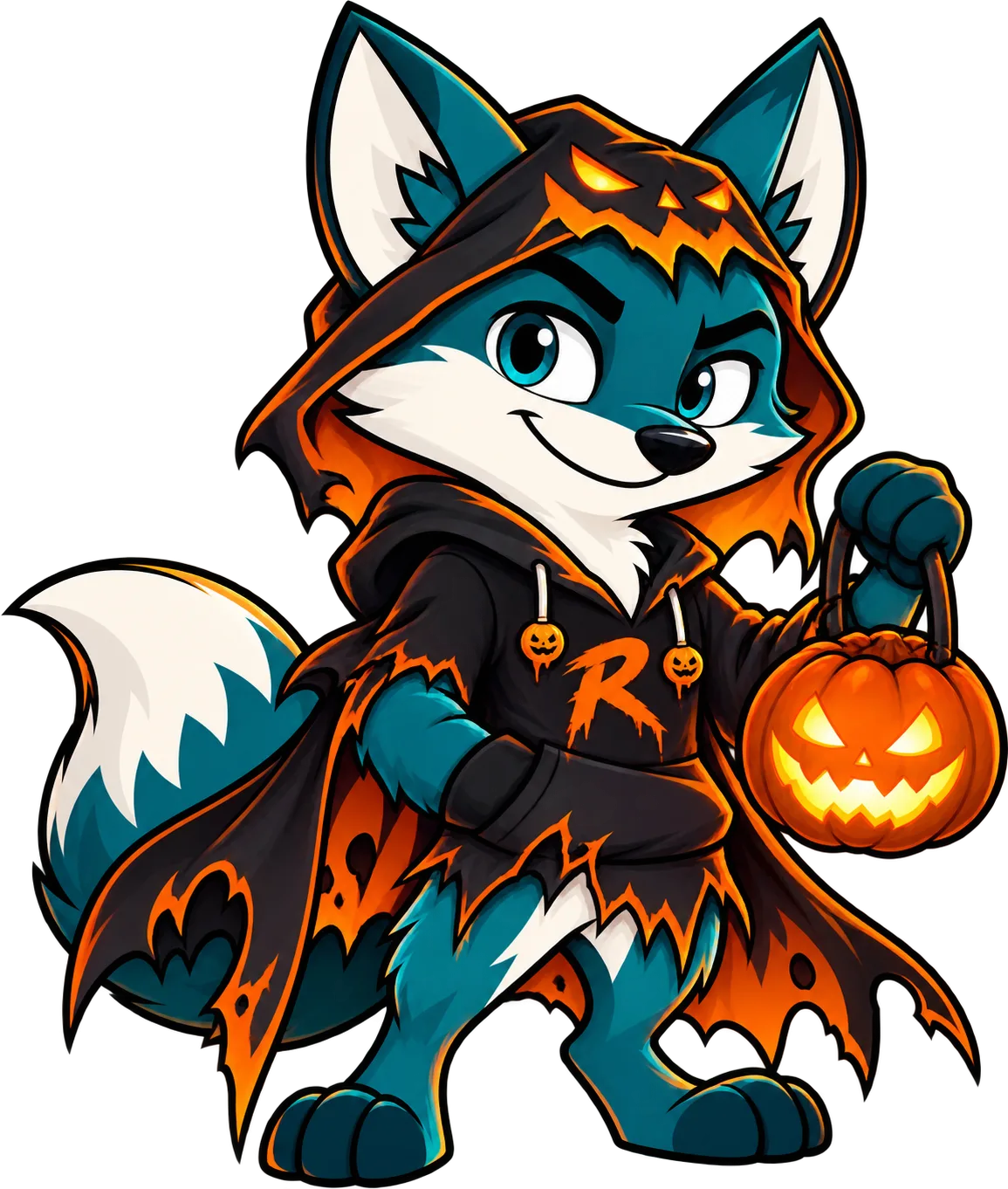 Rooky Mascotte Halloween